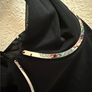 La Perla Elegant Black Mesh Top